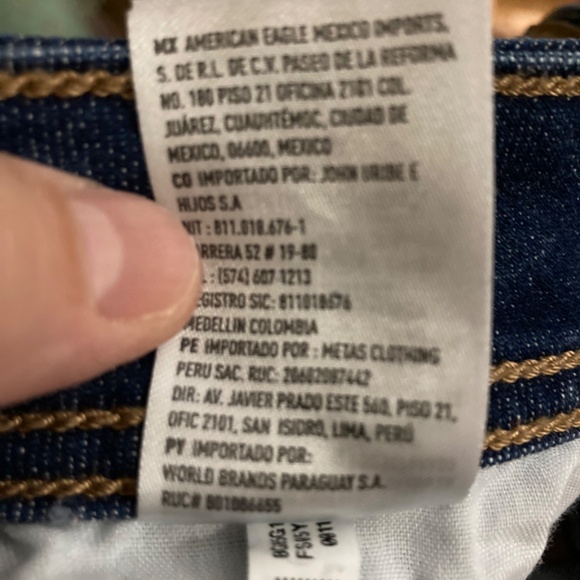 American Eagle Stretch Kick Boot Jeans - Picture 8 of 8
